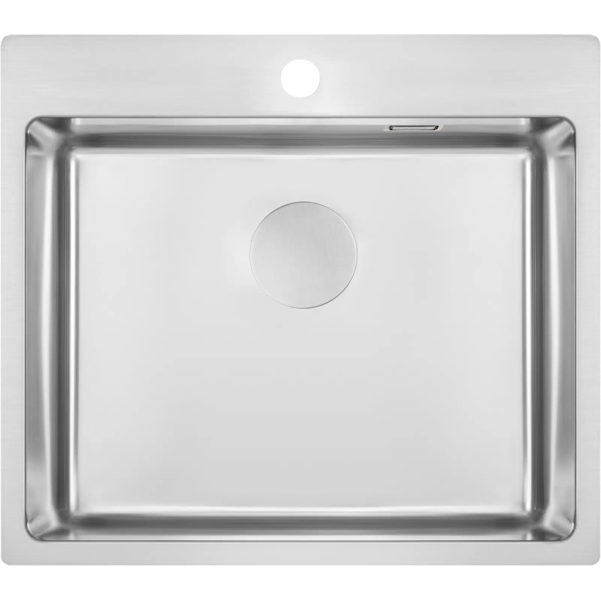 Deante ZPO_010B - Кухонна мийка OLFATO 50,5x55 см полірована сталь