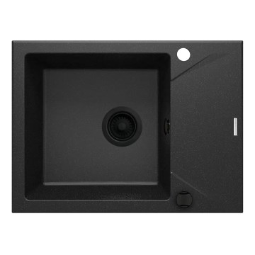 Deante ZQJ_G11A - Кухонная раковина EVORA 59x44 см гранит/металлический графит