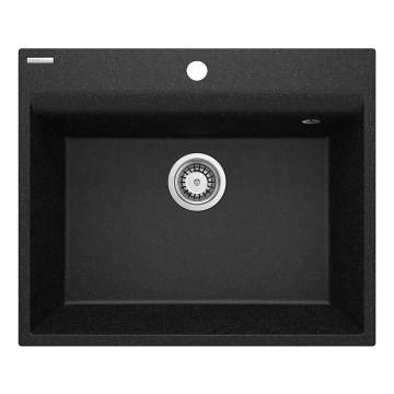 Deante ZRC_210A - Кухонна мийка CORIO 50x60 см граніт/графіт