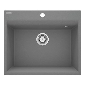 Deante ZRC_S10A - Кухонна мийка CORIO 50x60 см граніт/сірий металік