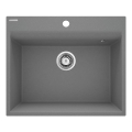 Deante ZRC_S10A - Кухонная раковина CORIO 50x60 см гранит/серый металлик