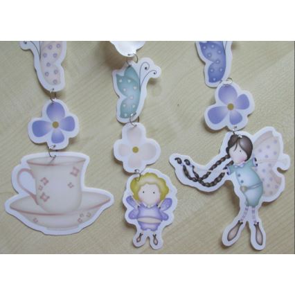 Decofun 70-114 - Дитячий абажур для дитячої люстри HEIRLOOM E27 430x230 мм