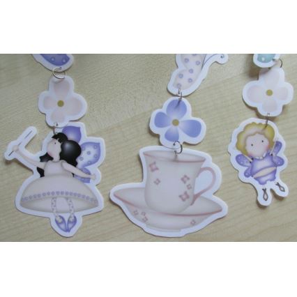 Decofun 70-114 - Дитячий абажур для дитячої люстри HEIRLOOM E27 430x230 мм