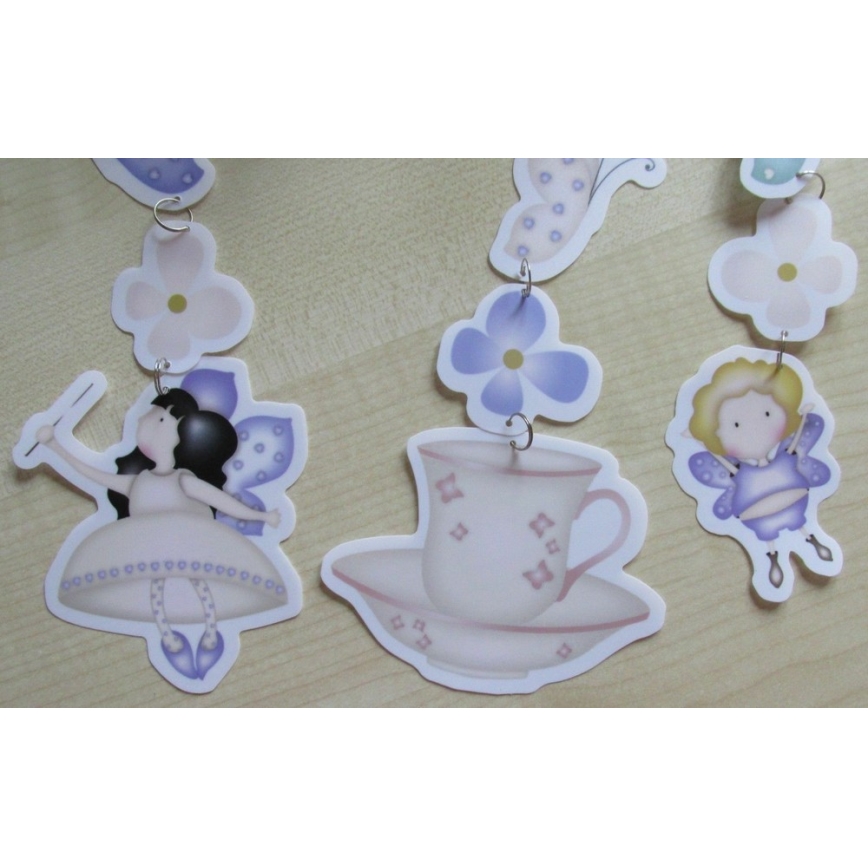 Decofun 70-114 - Дитячий абажур для дитячої люстри HEIRLOOM E27 430x230 мм