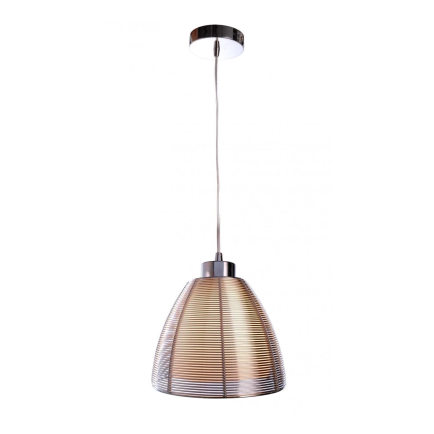 Deko-Light 342025 - Підвісна люстра FILO 1xE27/60W/230V діаметр 19 см срібний