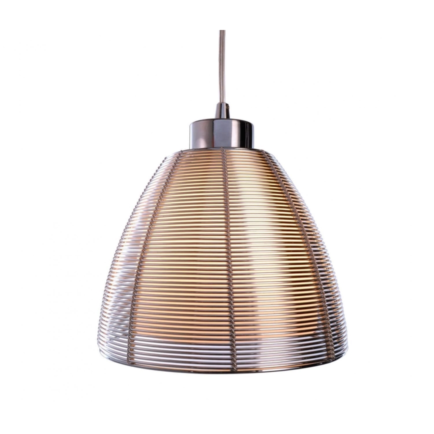 Deko-Light 342025 - Підвісна люстра FILO 1xE27/60W/230V діаметр 19 см срібний