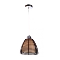 Deko-Light 342026 - Підвісна люстра FILO 1xE27/60W/230V діаметр 19 см чорний
