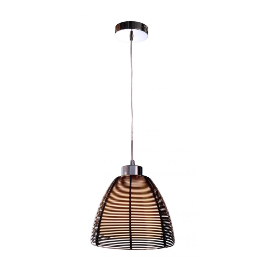 Deko-Light 342026 - Підвісна люстра FILO 1xE27/60W/230V діаметр 19 см чорний