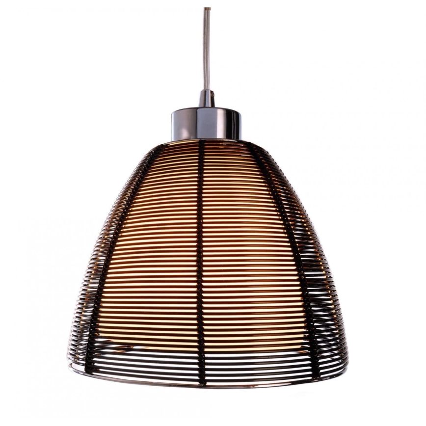 Deko-Light 342026 - Підвісна люстра FILO 1xE27/60W/230V діаметр 19 см чорний