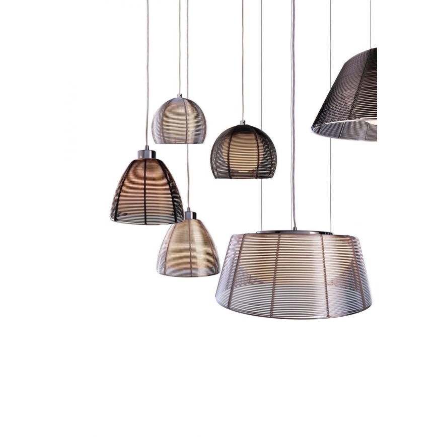 Deko-Light 342026 - Підвісна люстра FILO 1xE27/60W/230V діаметр 19 см чорний