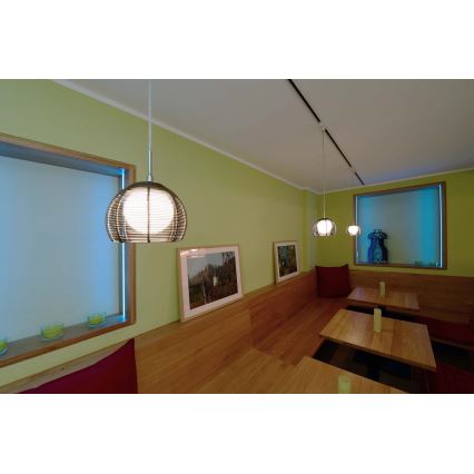 Deko-Light 342029 - Підвісна люстра FILO 1xG9/40W/230V діаметр 16 см срібний