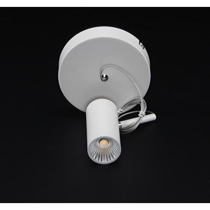 Deko-Light 348037 - Світлодіодна підвісна люстра з регулюванням яскравості DABIH LED/7,2W/230V 3000K білий
