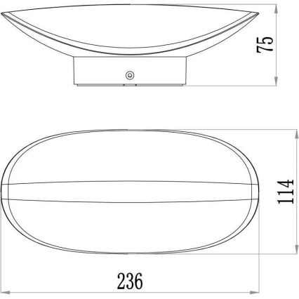Deko-Light 731078 - Уличный светодиодный настенный светильник AVIOR LED/12,7W/230V IP54 антрацит