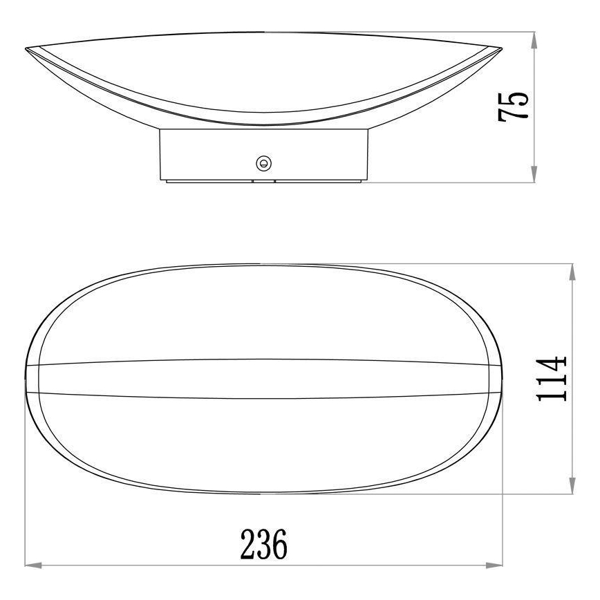 Deko-Light 731078 - Уличный светодиодный настенный светильник AVIOR LED/12,7W/230V IP54 антрацит