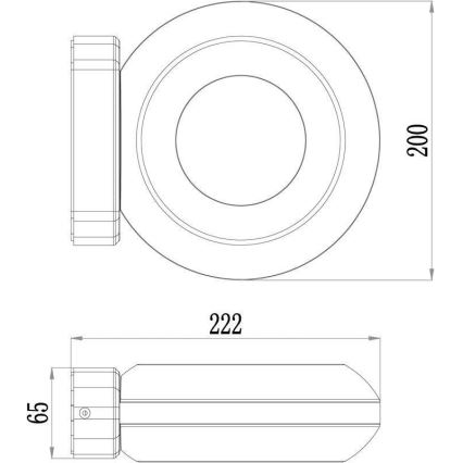 Deko-Light 731081 - Уличный светодиодный настенный светильник MUSCAE LED/13W/230V IP54 антрацит