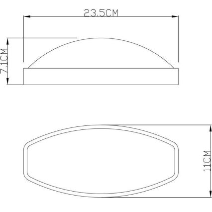 Deko-Light 731092 - Вуличний світлодіодний настінний світильник ERIDANI LED/13W/230V IP44 антрацит