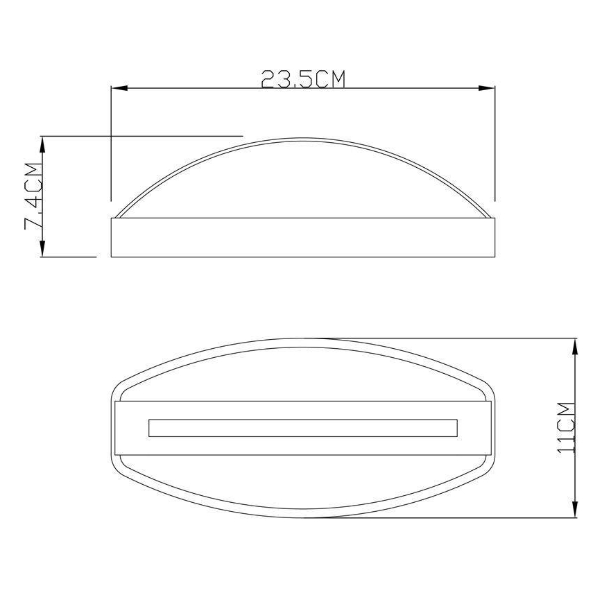 Deko-Light 731093 - Уличный светодиодный настенный светильник ERIDANI LED/13W/230V IP44 антрацит