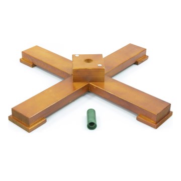 Дерев'яна підставка для різдвяної ялинки з діаметром кріплення 33 мм