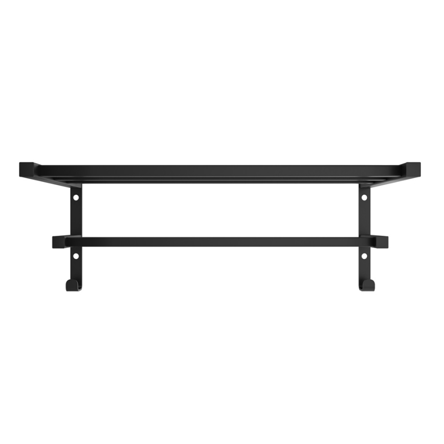 Держатель для полотенец на радиатор ванной комнаты HF SHEFFIELD 52x25,6 cm, чёрный