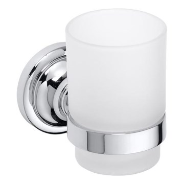 Держатель для зубных щёток 7 x 9,5 см, серебристый