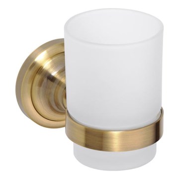 Держатель для зубных щёток 7x9,5 см бронзовый