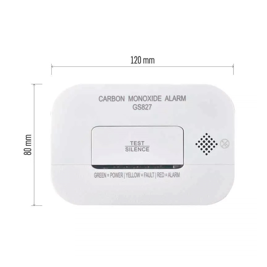 Детектор чадного газу 2xAA