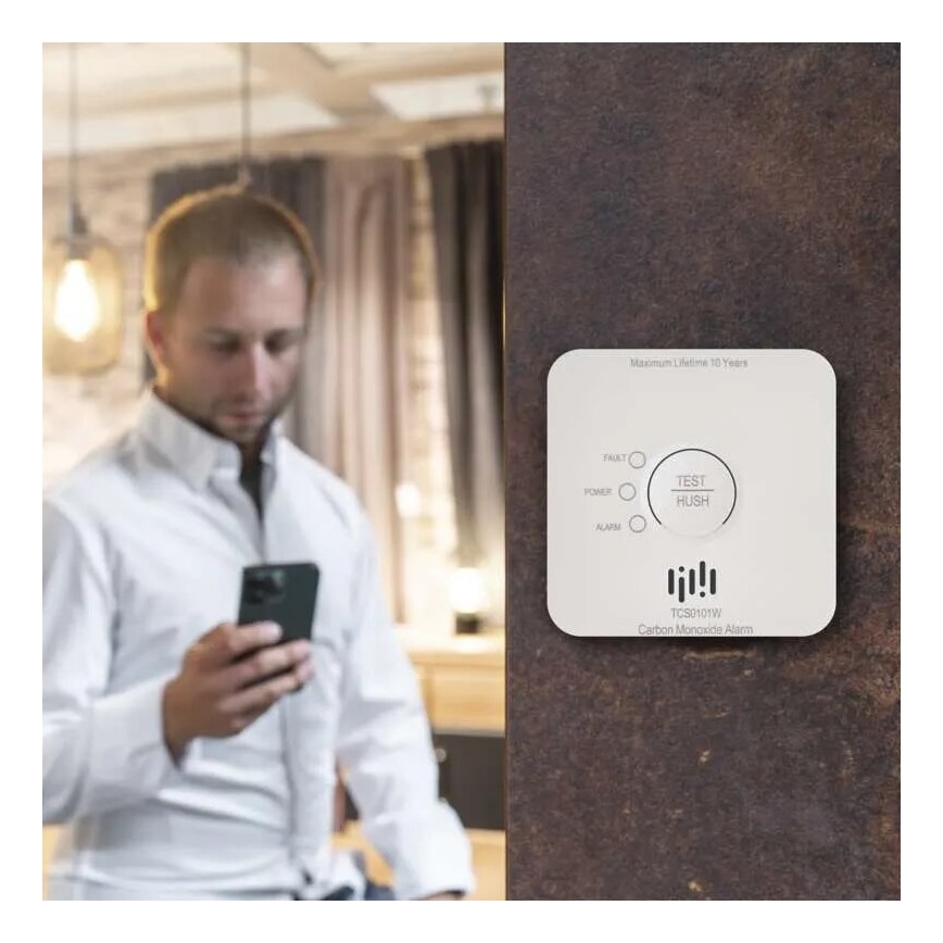 Детектор угарного газа GoSmart 2xAA Wi-Fi Tuya