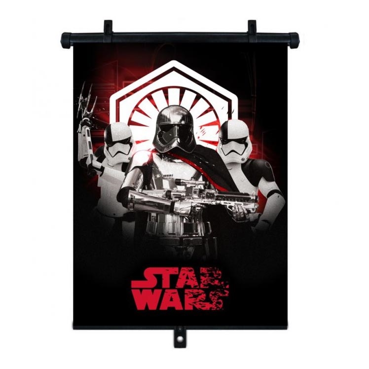 Детская автомобильная солнцезащитная шторка с присосками и аретацией STAR WARS