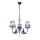 Детская люстра BOAT 3xE14/40W/230V, синяя