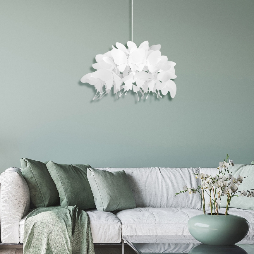 Детская люстра FARFALLA 1xE27/60W/230V белая