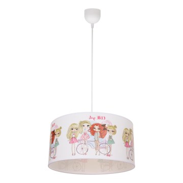 Детская люстра GIRLS VIBES 1xE27/60W/230V Ø 40 см для девочек