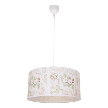 Детская люстра KIDS ROOM 1xE27/60W/230V, диаметр 40 см, динозавр