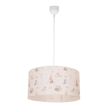 Детская люстра KIDS ROOM 1xE27/60W/230V Ø 40 см с изображением животных