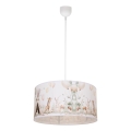 Детская люстра KIDS ROOM 1xE27/60W/230V Ø 40 см с изображением животных