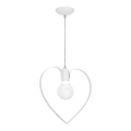 Детская люстра LOVE 1xE27/60W/230V белый