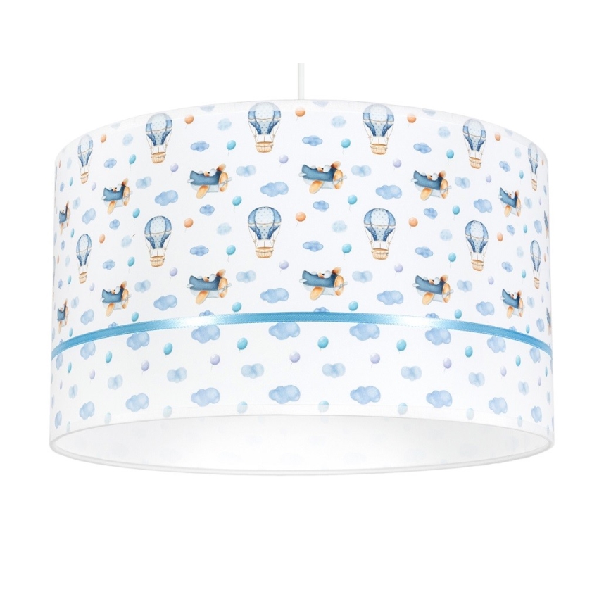 Детская люстра PIKKI 1xE27/60W/230V голубая