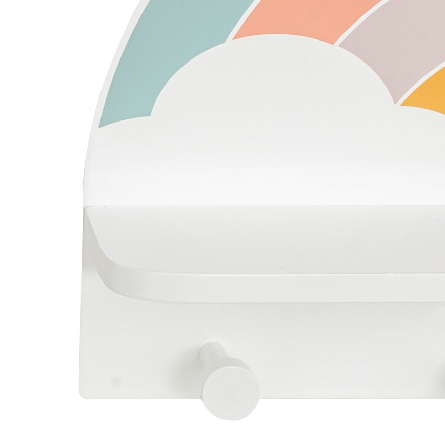 Детская настенная полка c hangers радуга/красочная