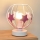 Детская настольная лампа STARS 1xE27/15W/230V розовый/белый