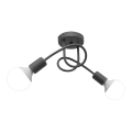 Детская накладная люстра OXFORD 2xE27/15W/230V серая