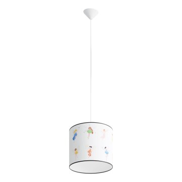 Детская подвесная люстра FAIRY 1xE27/15W/230V диаметр 30 см фея