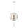 Детская подвесная люстра HOOPS на тросе 1xE27/20W/230V, диаметр 27 см, разноцветная