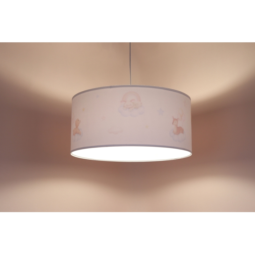 Детская подвесная люстра SWEET DREAMS 1xE27/60W/230V диаметр 30 см
