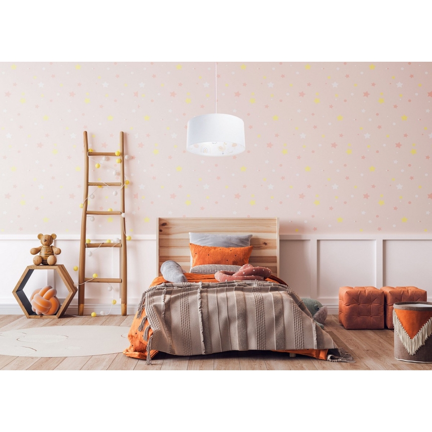 Детская подвесная люстра SWEET DREAMS 1xE27/60W/230V диаметр 30 см