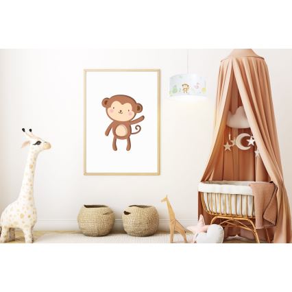 Детская подвесная люстра SWEET DREAMS 1xE27/60W/230V диаметр 30 см