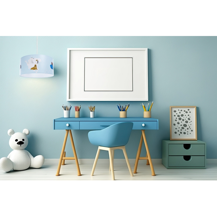 Детская подвесная люстра SWEET DREAMS 1xE27/60W/230V диаметр 30 см