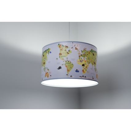 Детская подвесная люстра SWEET DREAMS 1xE27/60W/230V диаметр 30 см