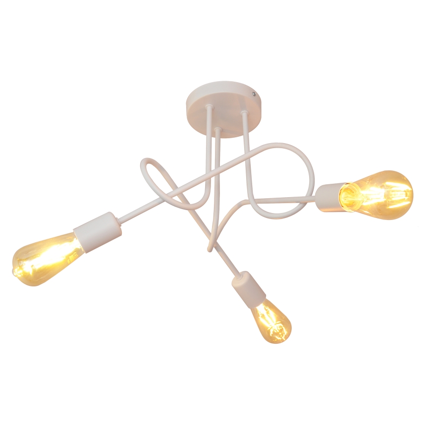 Детская накладная люстра OXFORD 3xE27/15W/230V белая