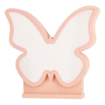 Детская светодиодная настольная лампа BUTTERFLY, 14 Вт, 230 В, розовая