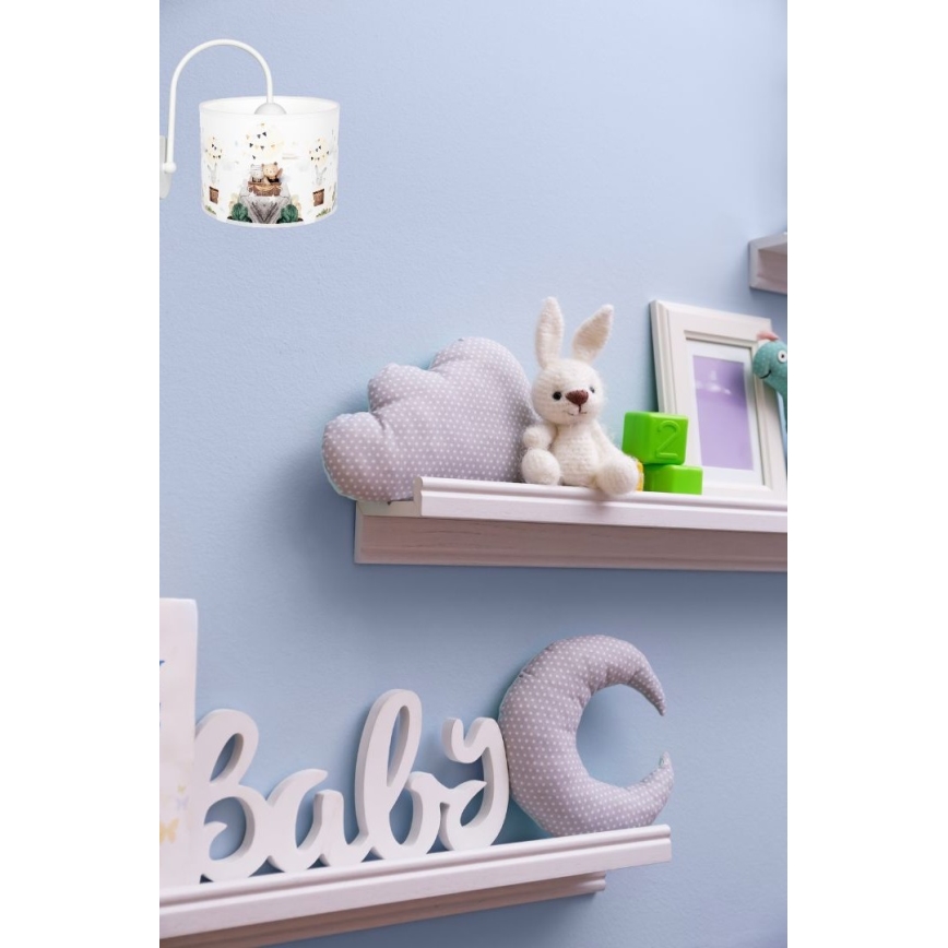 Детский настенный светильник BEARS 1xE27/60W/230V