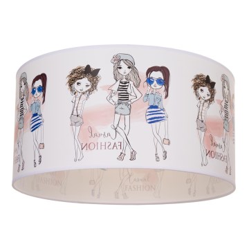 Детский потолочный светильник GIRLS VIBES 1xE27/60W/230V, диаметр 40 см, для девочек